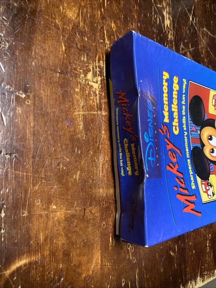 Disney Mickey’s Memory Challenge Vintage Computer 3.5” Game Disk -IBM, PC, Tandy