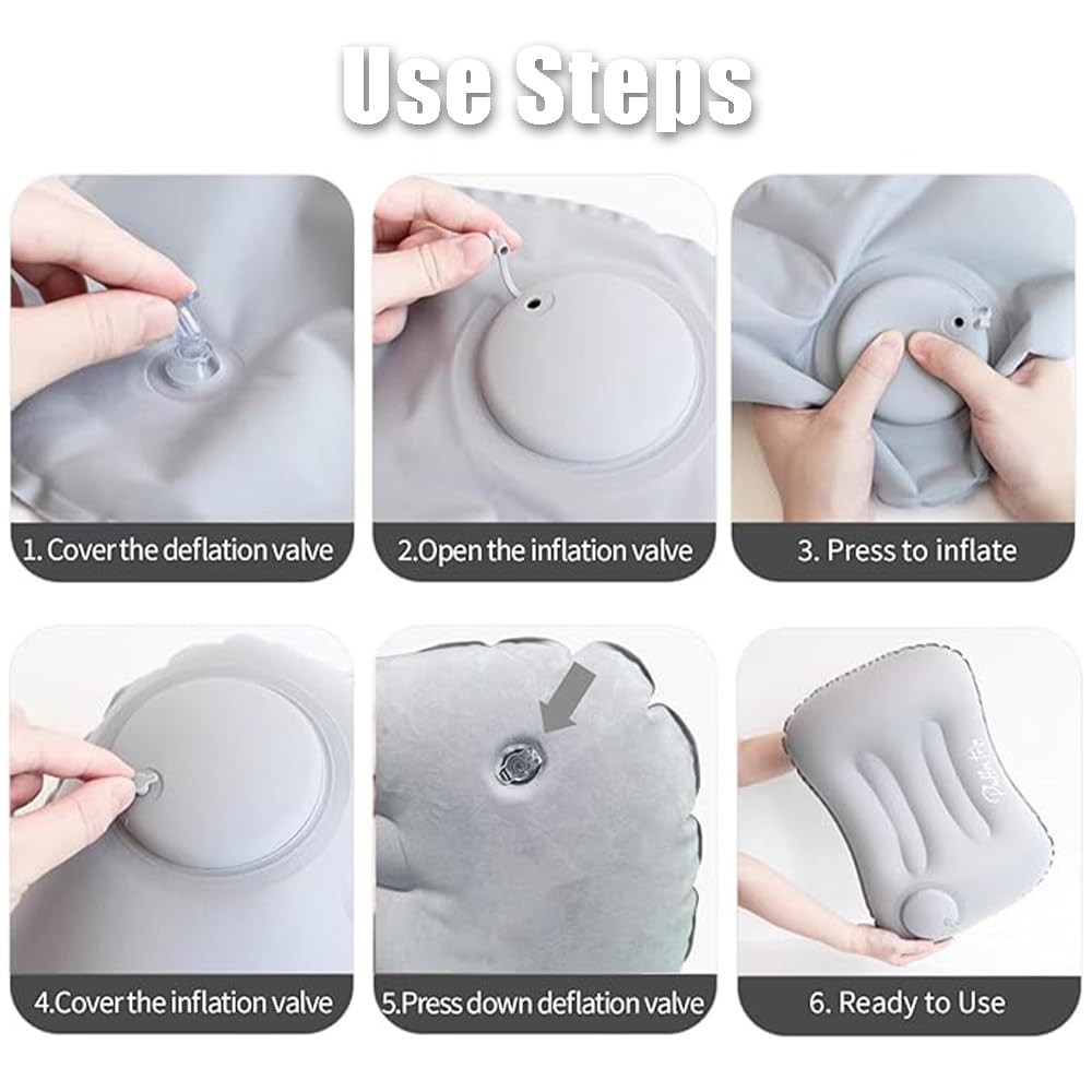 Portable Lightweight Mini Inflatable Pad,Stadium Booster Seat Bleacher Cushio...