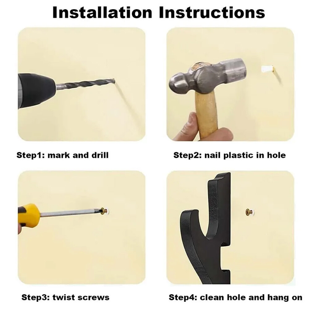 Wall Mount Wooden Sword Stand Holder Katana Tanto Wall Hook Hanger Display Rack