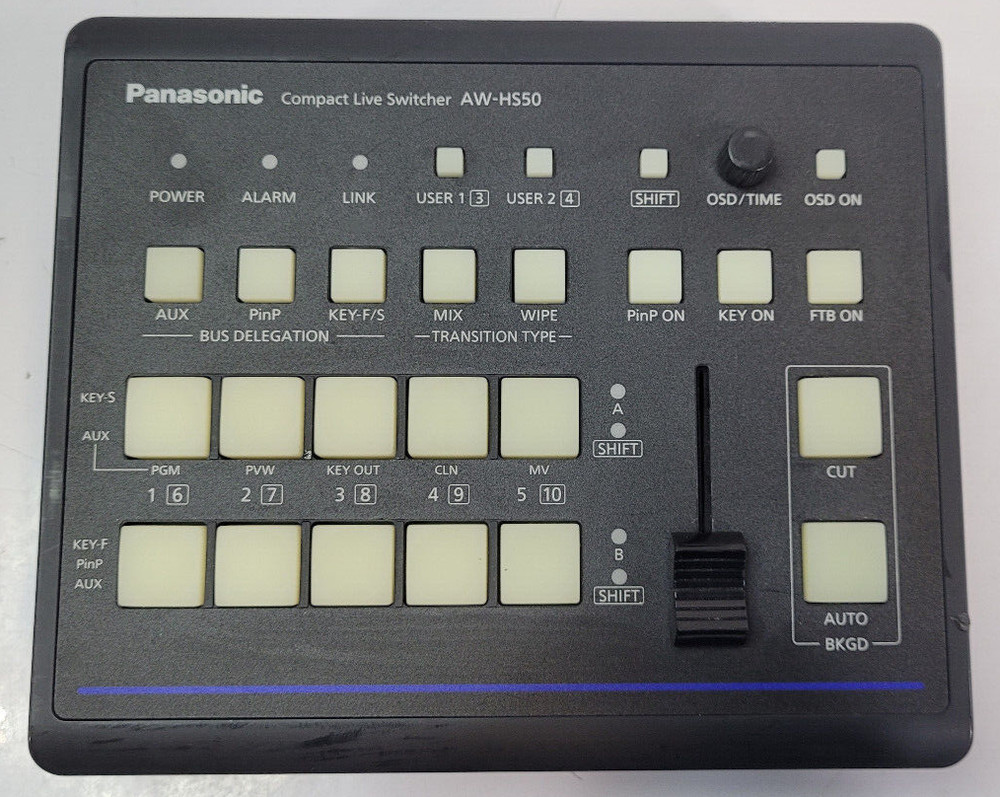 Panasonic AW-HS50 Compact HD/SD Live Video Switcher No Adapter-UNTESTED