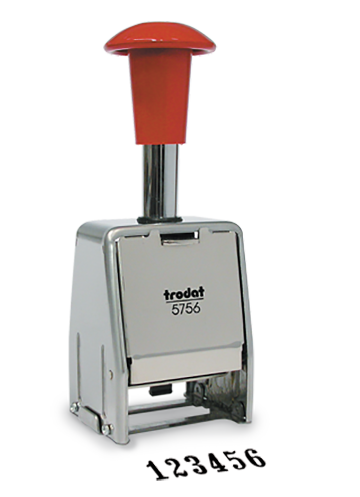 Trodat 5756 Automatic Numbering Machine Black Ink