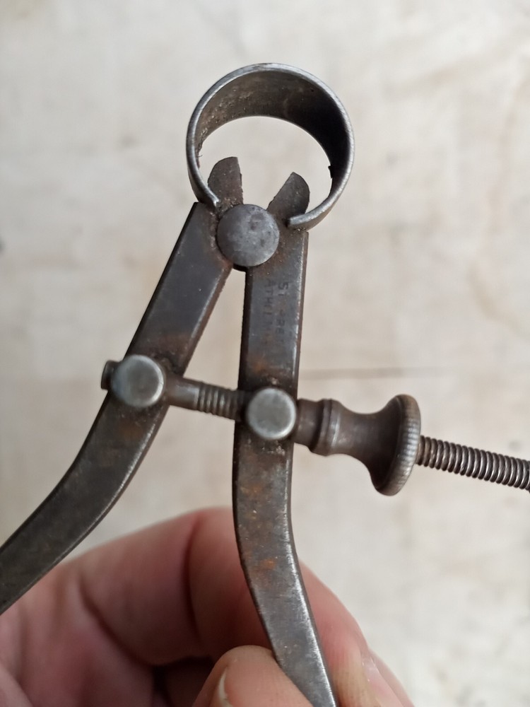 Vtg 4 Starrett Spring Type Outside/Inside Caliper/Divider Quick Spring Nut