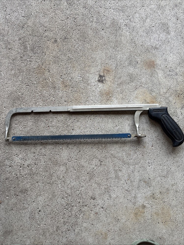 Vintage Adjustable Hack Saw USA Rubber Handle