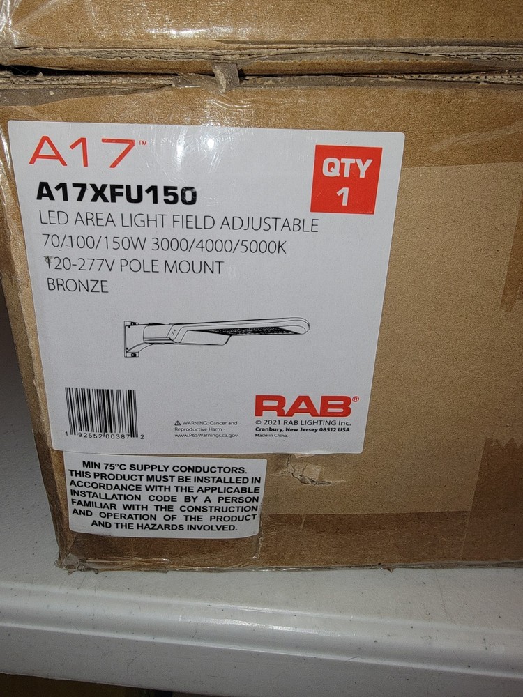 RAB A17 XFU LED AREA LIGHT