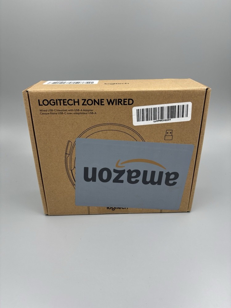 Logitech Zone Wired USB-C Noise Cancelling Headset with USB-A Adapter