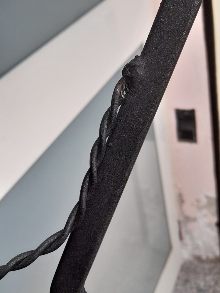 VINTAGE FIREPLACE TOOL HOLDER