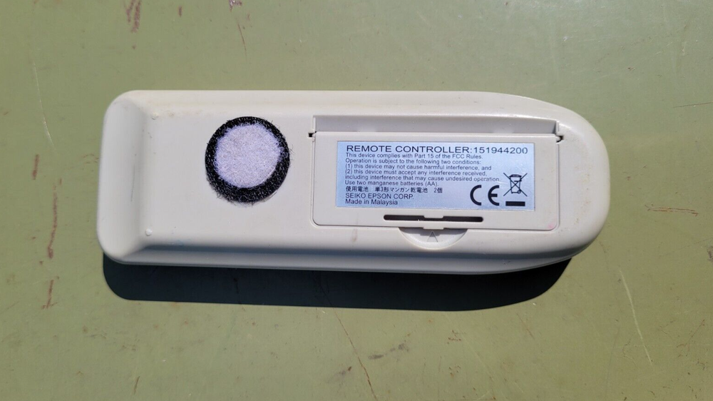 Genuine OEM Epson 151944200 Projector Replacement Remote Control Seiko TESTED