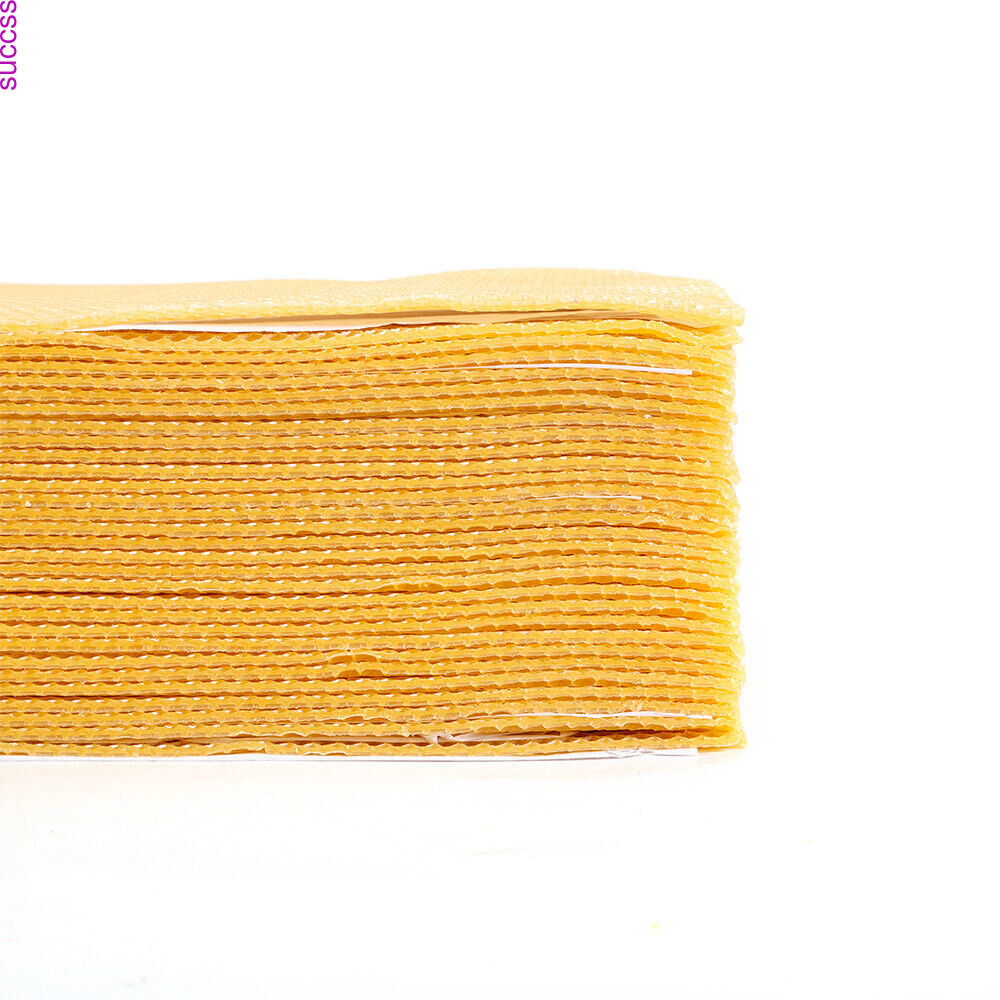 30 Honeycomb Sheets Bee Wax Foundation Beehive Frames for Beekeeping Brood Box