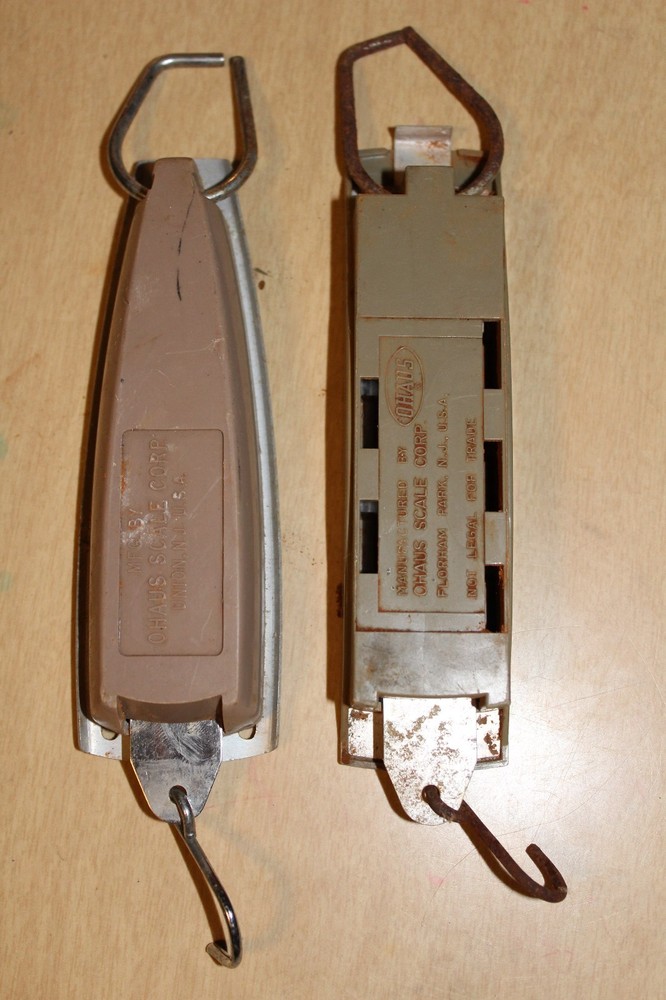 2pc Vintage Ohaus Scales Model 8002