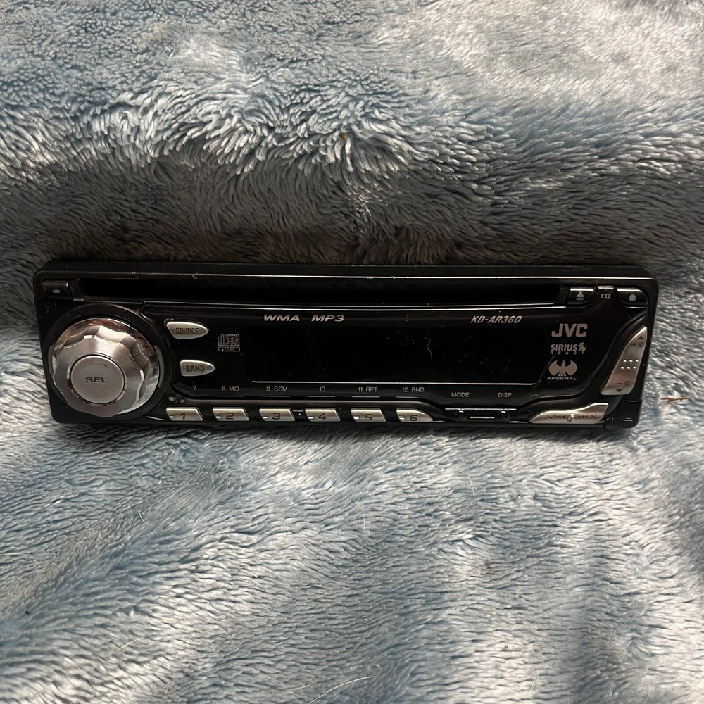 JVC KD-AR360 CD player Faceplate Only Untested AS-IS