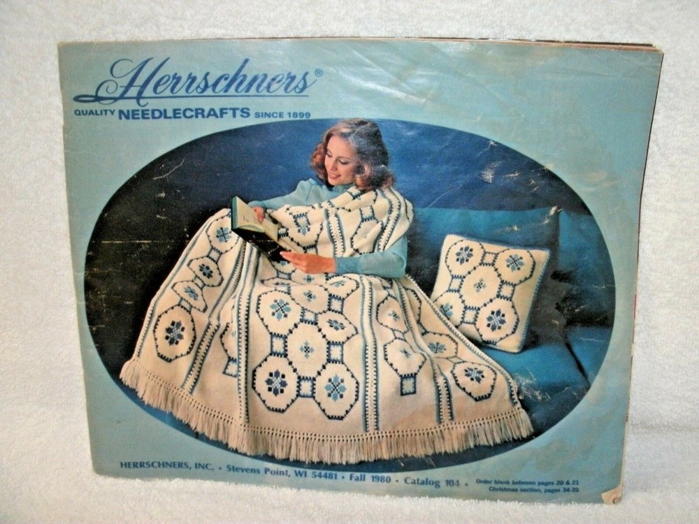 1980--NEEDLECRAFT CATALOG--  Herrschner's Inc-- Fall & Winter--Great Reference!