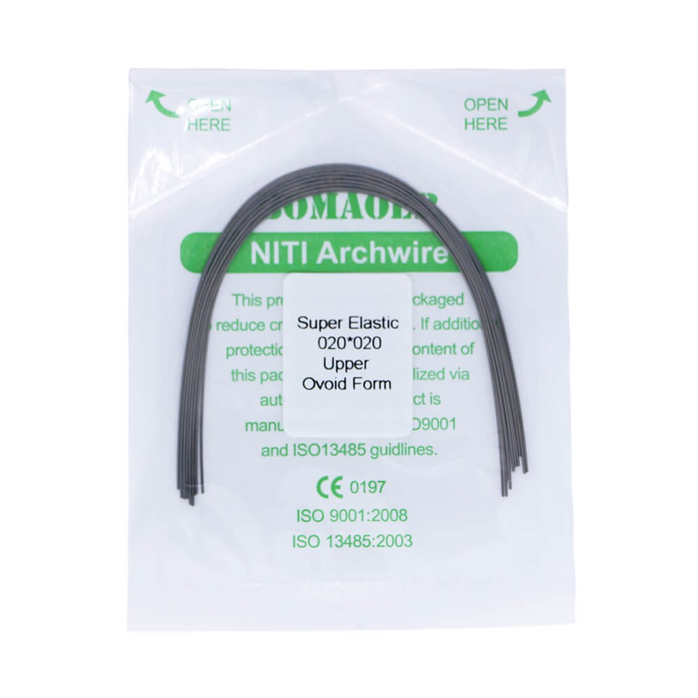 20×Dental Orthodontic Super Elastic Ni-Ti Arch Rectangular Wire Oval 20×20 Upper