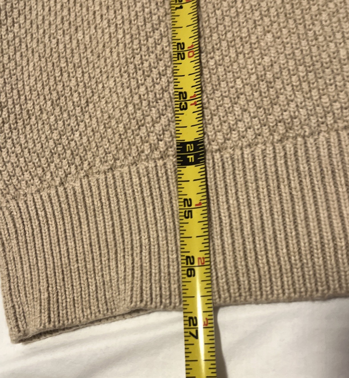 Vineyard Vines Men's 1/4-Zip Sweaters Size Medium Beige/Tan Preppy 1