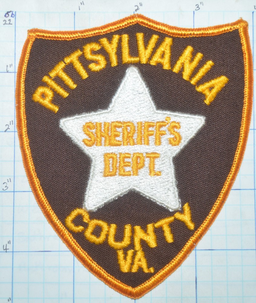 VIRGINIA, PITTSYLVANIA COUNTY SHERIFF'S DEPT BROWN PATCH