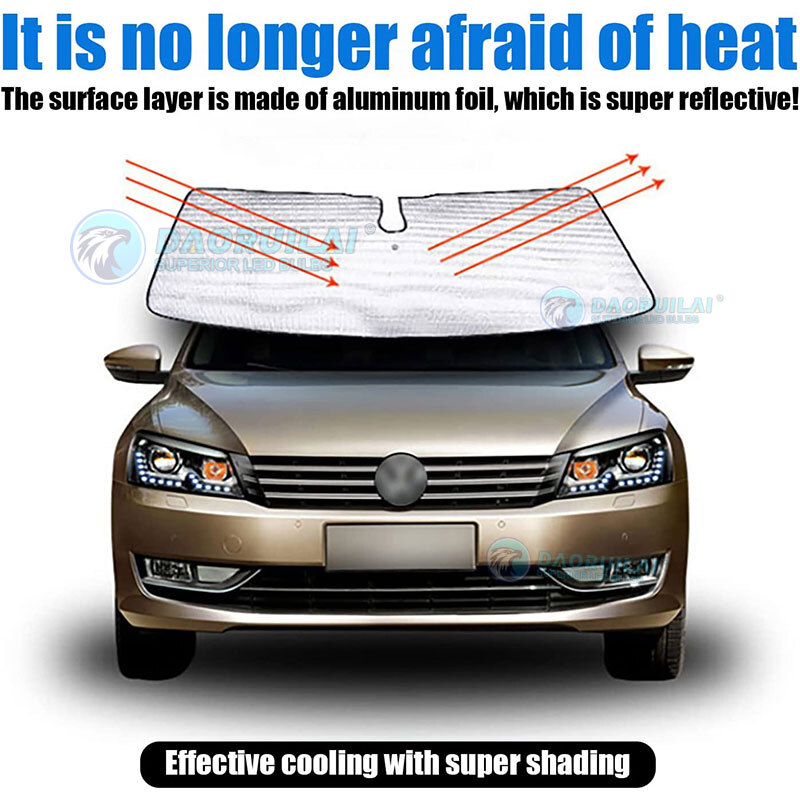 Foldable Auto Car Front Window Windshield Sun Shade Shield Cover Visor UV Block