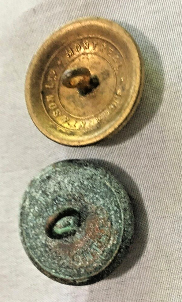 Customs Uniform Shank Button &Post Office Uniform Shank Button Canadian Buttons
