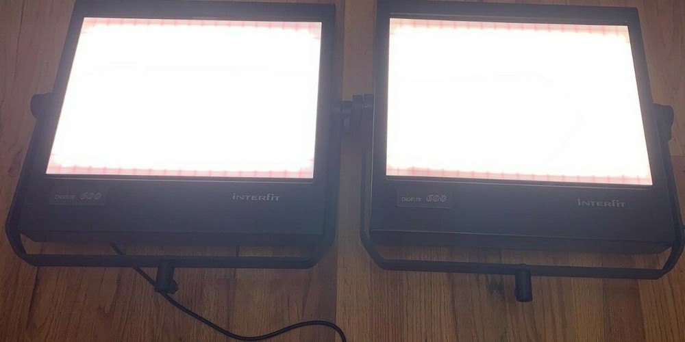 Two Interfit DigiLite Fluorescent Light Panels