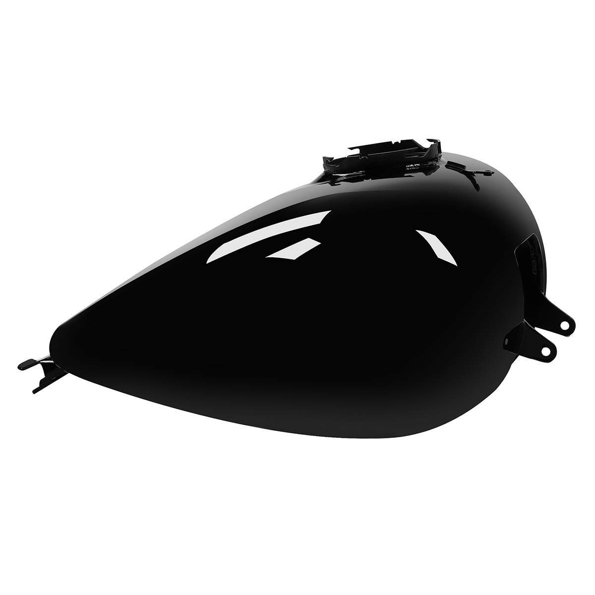 Vivid Black 6gal. gallon Fuel Gas Tank Fit For Harley Electra Street Glide 08-23