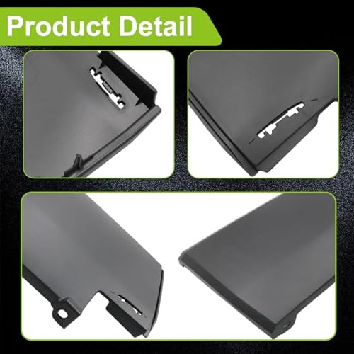 Rear Bumper End Cap Extension Corner Covers Left & Right Compatible with