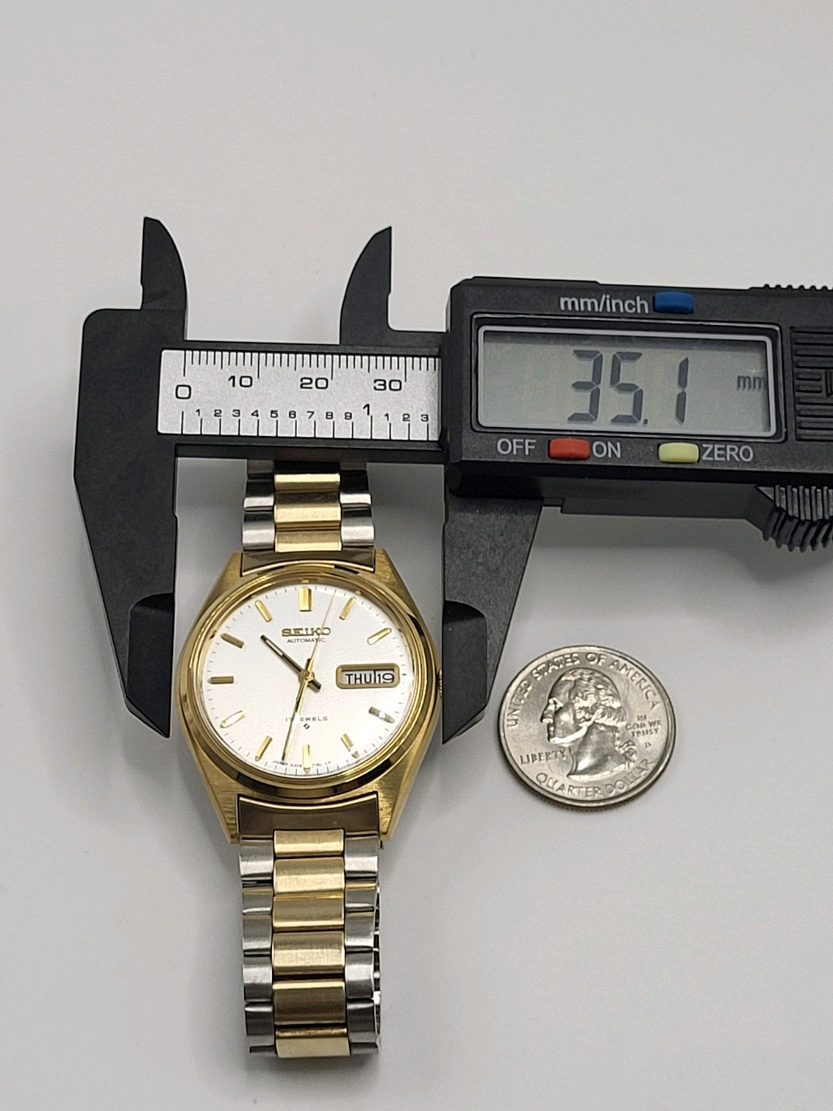 [NEAR MINT] 1979 Seiko Gold Automatic 17 Jewels Japan 6309-7149 Vintage Retro