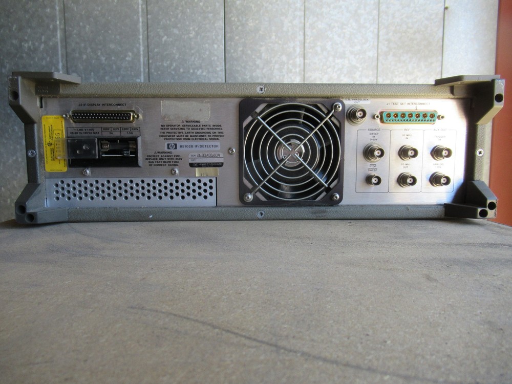 HP 8510B Network Analyzer RF Section