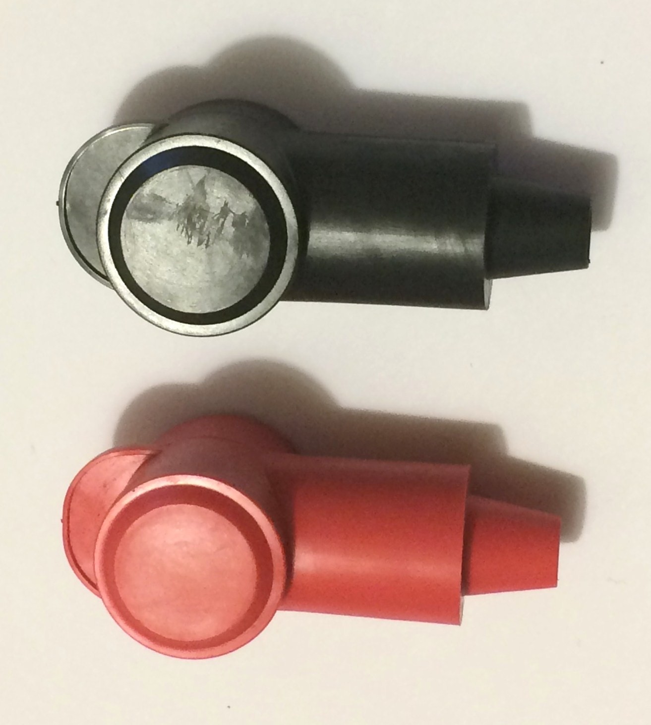 Black & Red Battery Alternator Starter Terminal Post Stud Boot Cover