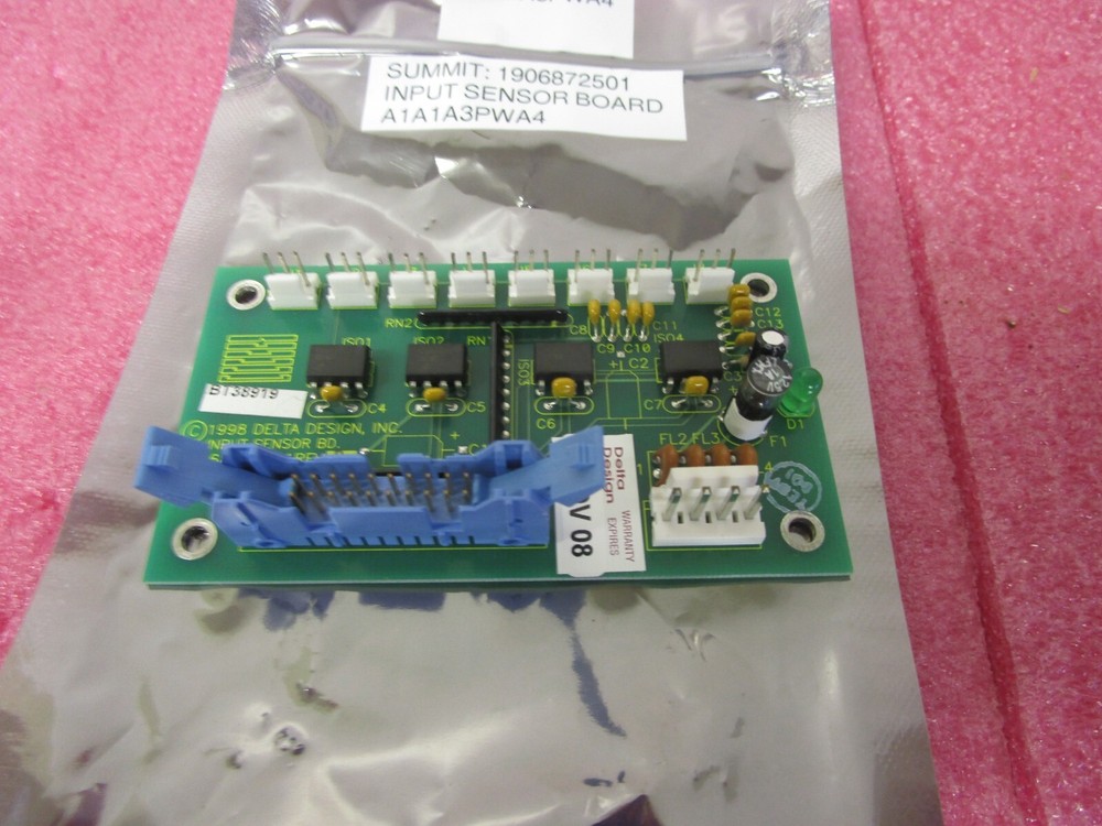 NEW! Delta Design Input Sensor Board PCB Summit ATC Thermal 1906872-501