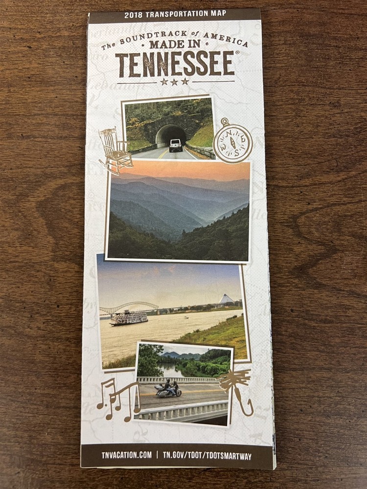 Tennessee Transportation Map, 2018