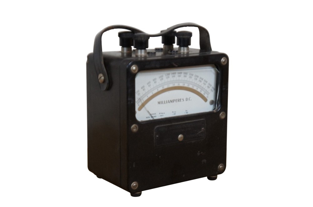 Weston Electrical Zero Corrector DC Milliamperes Volt Meter Model 931