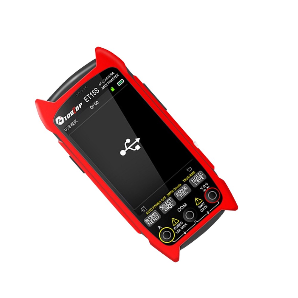 USB PC 2ISp Thermal Imager IR Camera Multimeter 256*192 3.5Inch Screen Voltmeter