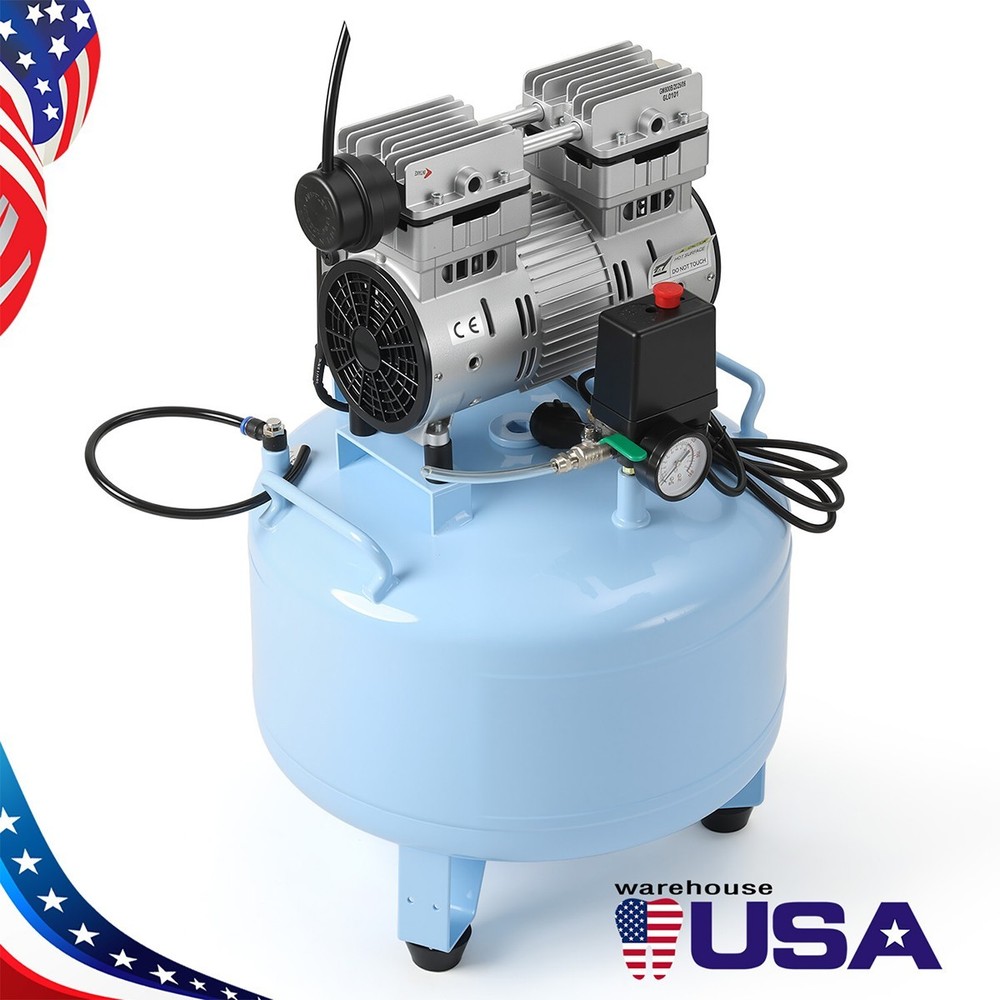 Dental Unit Chair Computer Control /Delivery Unit Adjustable/Air Compressor 40L