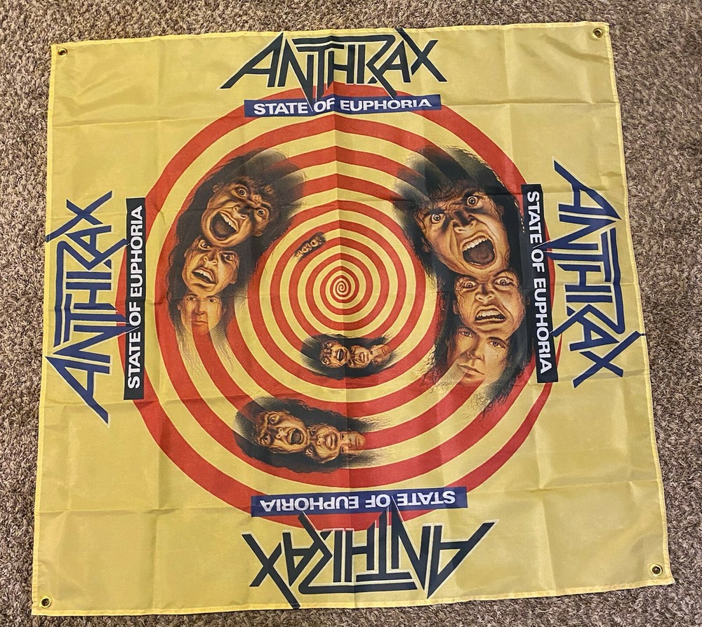 Anthrax Flag 4'x4' huge
