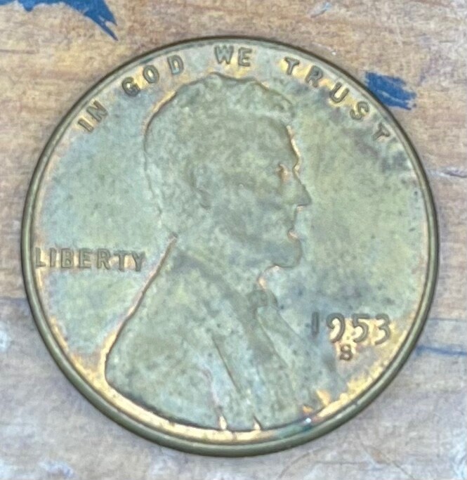 1953-S Lincoln Wheat Cent