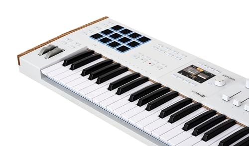 Arturia KeyLab 49 mk3 Professional MIDI Controller and Software (White)