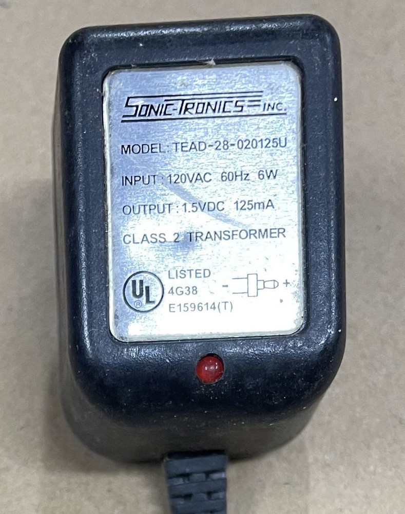 Sonic Tronics NiCd Glow Driver Wall Charger