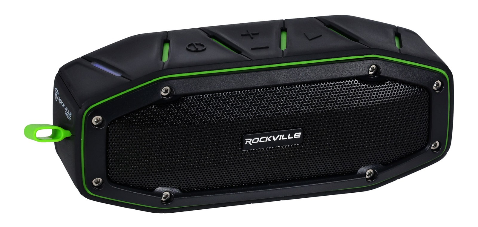 Rockville RPB27 V2 20w Portable Waterproof Bluetooth Speaker w Bumping Bass+TWS