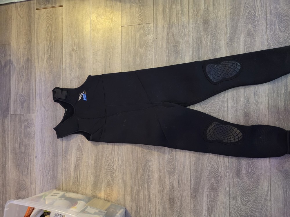 Two 5mm Farmer John Wetsuits