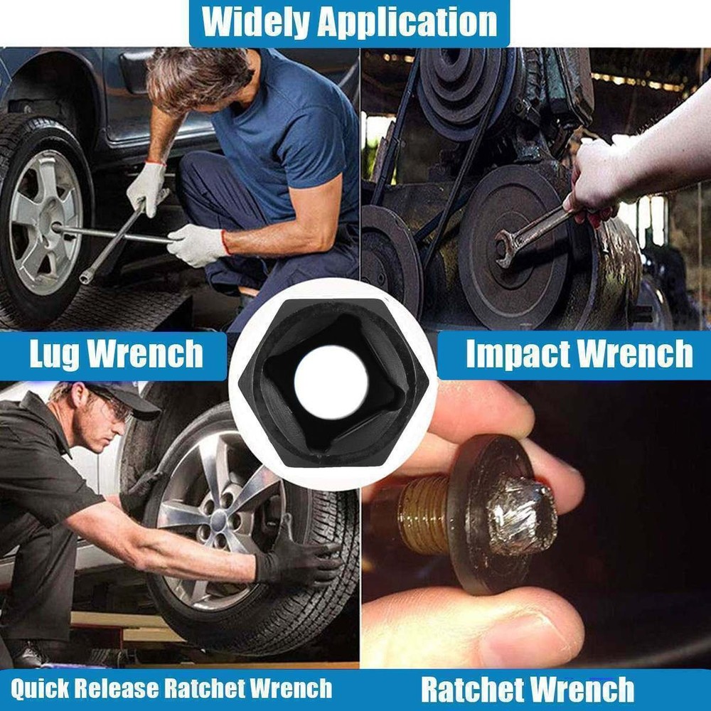 13PCS Impact Bolt Extractor Set Nut Remover Set Stripped Extraction Socket Tool