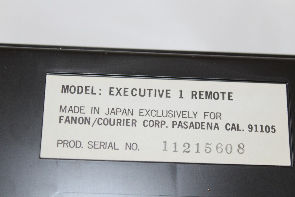 NOS NIB Fanon Courier Executive 1 Solid State Intercom Remote Station