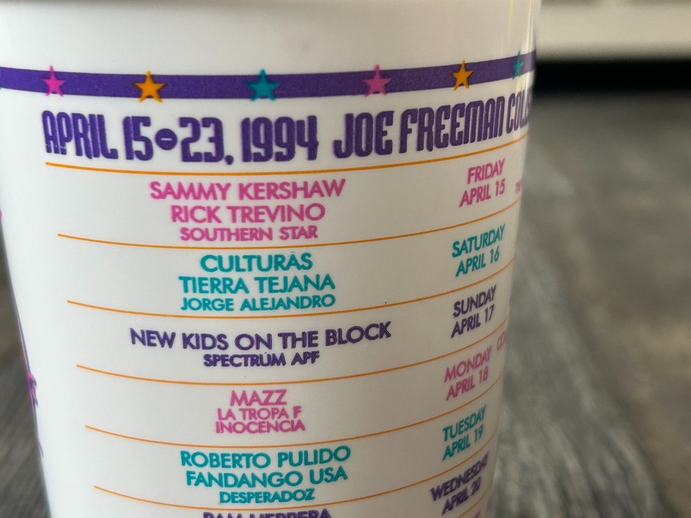 KISS Cup Concert Promo San Antonio TX Apr19 1994 UNUSED Vintage Kiss Memorabilia