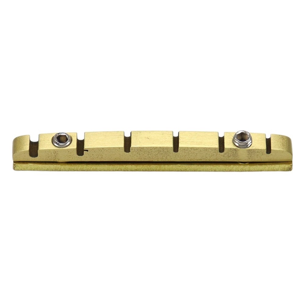 6 String 42mm Electric Guitar Nut Split Regulation Adjustable Height Brass Nut