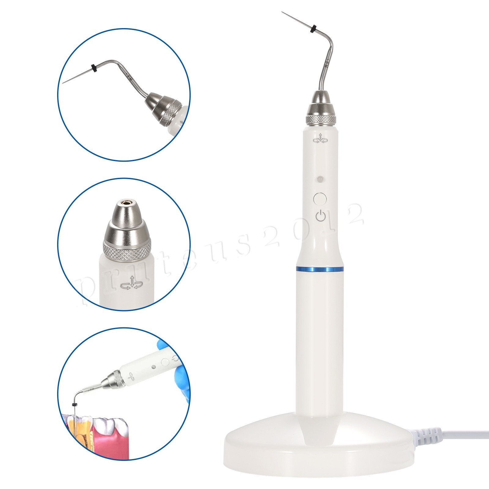 Dental Gutta Percha Obturation System Wireless Endo Heated Pen+2Tips