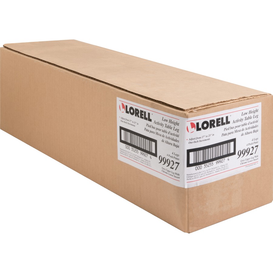 Lorell Classroom Activity Table Low Height Adjustable Leg Kit (llr-99927)