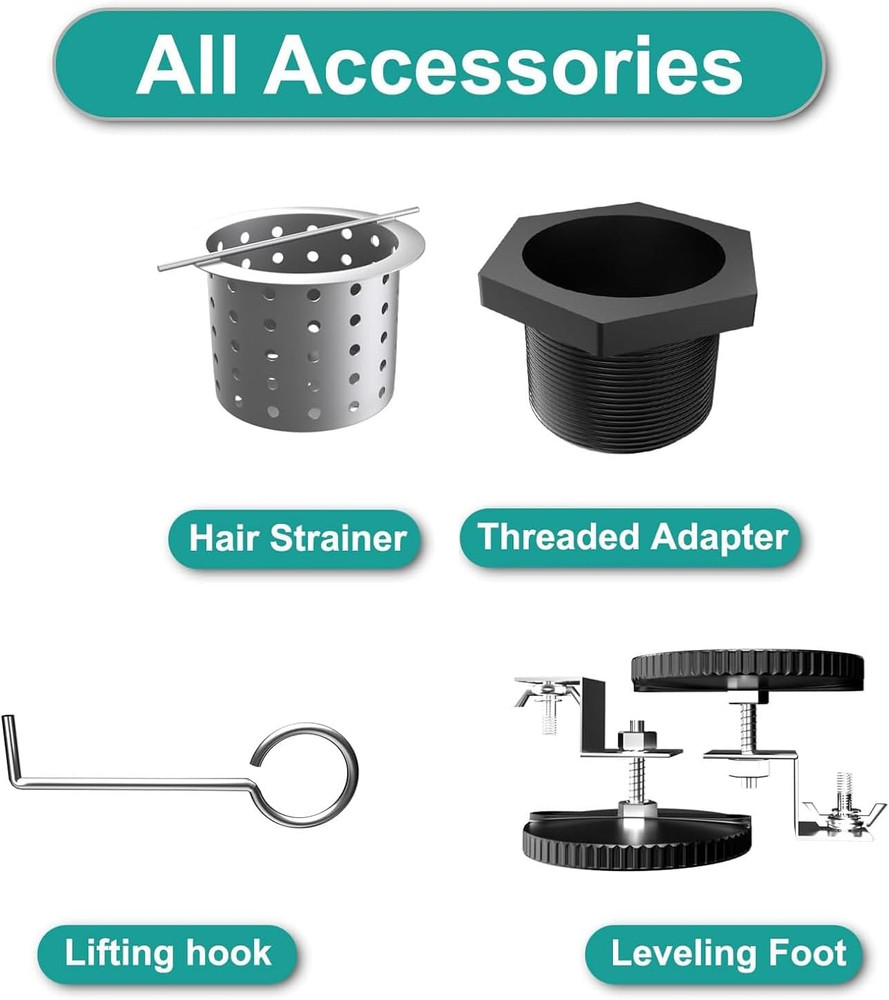 Black Linear Shower Drain 12 Inch with Removable Capsule Pattern Grate