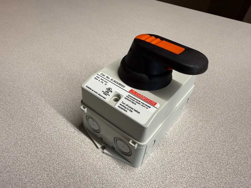 DISCONNECT SWITCH, 40 AMP, 600VAC, MERSEN EJM30BS0