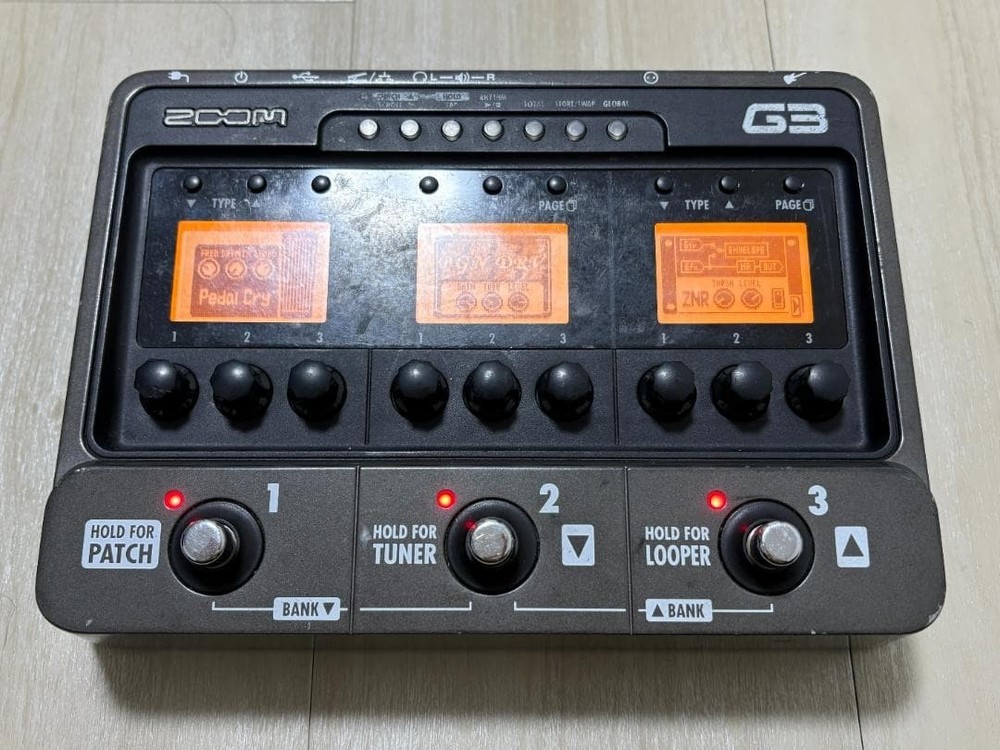 Zoom G3 Multi Effect Guitar Processor Pedal Clean Serviced Tested Working Used