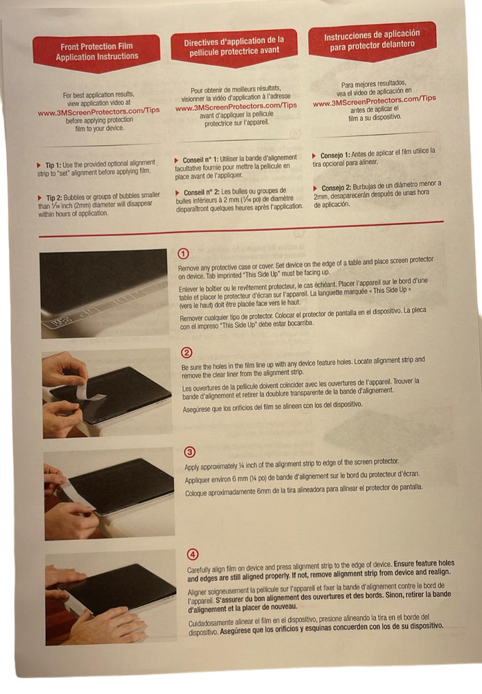 3M Privacy Screen Protector for iPad 2/iPad 3rd gen