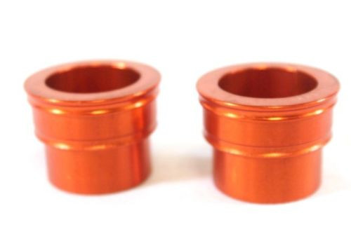 26MM ANODIZED ORANGE BILLET FRONT WHEEL SPACERS U WS18S