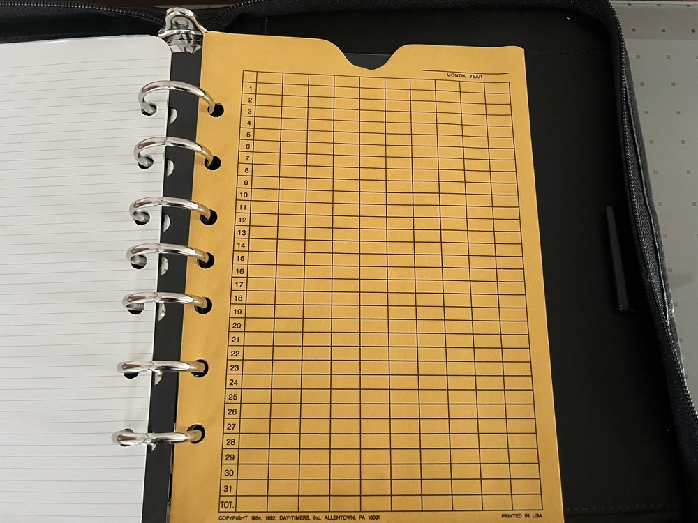 Leather Zippered Planer Black Cover