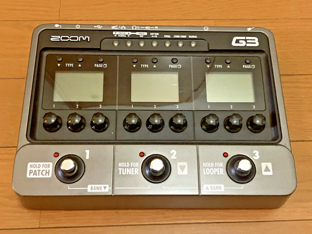 Zoom G3 Guitar Multi Effects Processor w/ Adapter Multi Effects Used From Japan